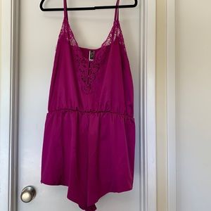 Silky Plus Size City Chic Romper